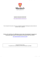 Nectar as food for birds: The physiological consequences of drinking dilute sugar solutions