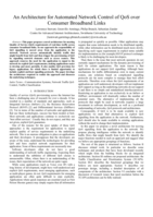 An architecture for automated network control of QoS over consumer broadband links