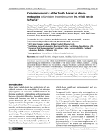 Genome sequence of the South American clover-nodulating Rhizobium leguminosarum bv. trifolii strain WSM597
