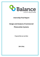 Design and Analysis of Commercial Photovoltaic Systems