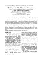 Phenology and reproductive biology of three Sesbania species