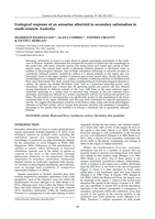 Ecological response of an estuarine atherinid to secondary salinisation in south-western Australia
