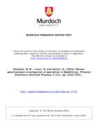 Raman spectroscopic investigation of speciation in MgSO4(aq)