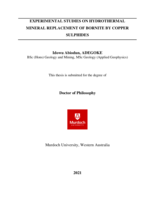 Experimental studies on hydrothermal mineral replacement of bornite by copper sulphides
