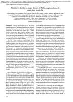 Blackberry decline: a major disease of Rubus anglocandicans in south-west Australia