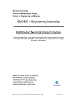 Distribution network impact studies
