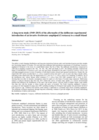 A long-term study (1949–2015) of the aftermaths of the deliberate experimental introduction of an invasive freshwater amphipod (Crustacea) to a small Island