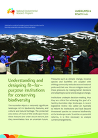 Australian Alps - Understanding and designing fit-for-purpose institutions for conserving biodiversity