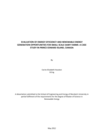 Evaluation of energy efficiency and renewable energy generation opportunities for small scale dairy farms: A case study in Prince Edward Island, Canada