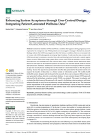 Enhancing system acceptance through user-centred design: Integrating patient generated wellness data