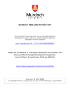 Self-Glorification and its others: The Discursive-Moral management of sports management