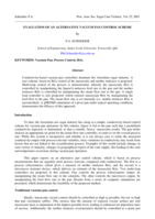 Evaluation of an alternative vacuum pan control scheme