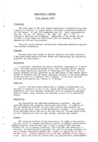 President's report 19th August 1979
