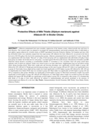 Protective effects of milk thistle (Silybum marianum) against aflatoxin B1 in broiler chicks