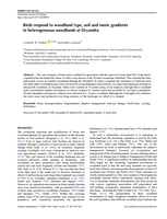 Birds respond to woodland type, soil and mesic gradients in heterogeneous woodlands at Dryandra