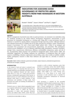 Indicators for assessing good governance of protected areas: Insights from park managers in Western Australia