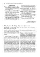 A contribution to the etiology of racemose cysticercosis
