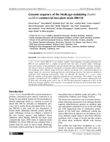 Genome sequence of the Medicago-nodulating Ensifer meliloti commercial inoculant strain RRI128