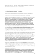 Colombian Art 'under' Covid-19