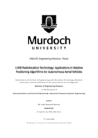 UWB radiolocation technology: Applications in relative positioning algorithms for autonomous aerial vehicles