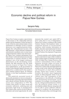 Economic decline and political reform in Papua New Guinea