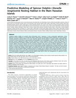 Predictive modeling of spinner dolphin (Stenella longirostris) resting habitat in the main Hawaiian Islands