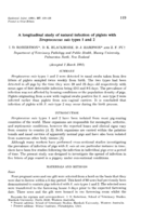 A longitudinal study of natural infection of piglets with Streptococcus suis types 1 and 2