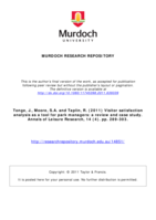 Visitor satisfaction analysis as a tool for park managers: a review and case study