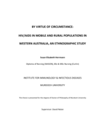 By virtue of circumstance: HIV/AIDS in mobile and rural populations in Western Australia, an ethnographic study