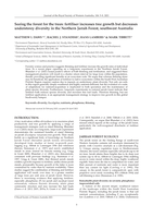 Seeing the forest for the trees: Fertiliser increases tree growth but decreases understorey diversity in the Northern Jarrah Forest, southwest Australia