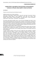 A global effort in breeding for resistance to Russian wheat aphid in wheat and barley