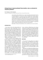 Arthropod fauna of mammal-pollinated Protea humiflora: Ants as an attractant for insectivore pollinators?