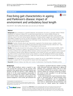 Free-living gait characteristics in ageing and Parkinson’s disease: Impact of environment and ambulatory bout length