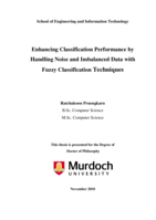 Enhancing classification performance by handling noise and imbalanced data with fuzzy classification techniques