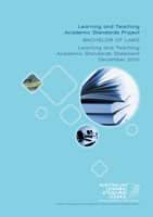 Bachelor of Laws: Learning and Teaching Academic Standards Statement