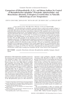 Comparison of ethanedinitrile (C2N2) and metam sodium for control of Bursaphelenchus xylophilus (Nematoda: Aphelenchidae) and Monochamus alternatus (Coleoptera: Cerambycidae) in naturally infested logs at low temperatures