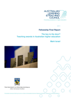 The key to the door? Teaching awards in Australian higher education