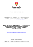 Potential contributions of remote sensing to ecosystem service assessments