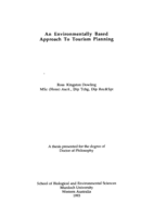 An environmentally based approach to tourism planning