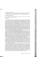 A symposium - novel methods to enhance growth