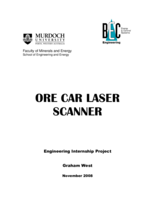 Ore car laser scanner