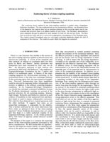 Scattering theory of close-coupling equations