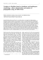 Variation in Pisolithus based on basidiome and basidiospore morphology, culture characteristics and analysis of polypeptides using 1D SDS-PAGE