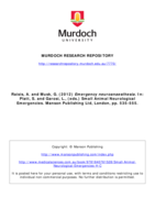 Emergency neuroanaesthesia