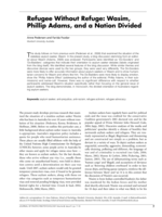 Refugee without refuge: Wasim, Phillip Adams, and a nation divided