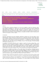 The digital divide and gender: A survey of environmental community organizations’ leaders in Perth, Western Australia