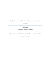 Blending nonwork with work: Creative self-efficacy as a consequence of life satisfaction