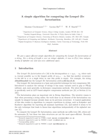 A simple algorithm for computing the lempel ziv factorization