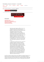 Internet teaching and the administration of knowledge