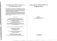 Regionalization in the Tianxia?